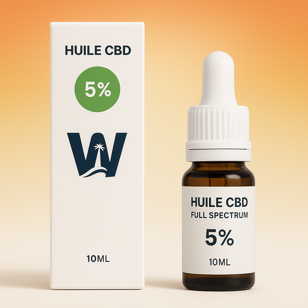 Täyden spektrin 5% CBD-öljy