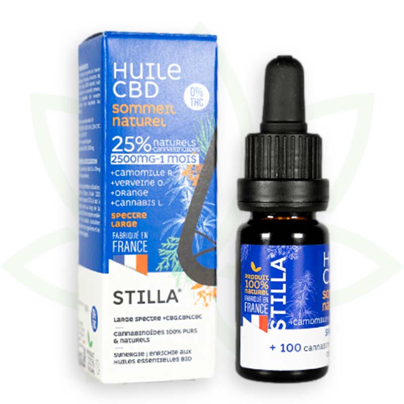 cbd öljy luonnollinen uni 25 prosenttia 10ml laaja spektri stilla france mafrenchweed 8