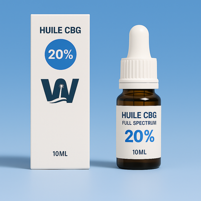 CBG Hamppuöljy 20% + CBD 5%.