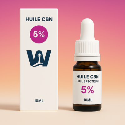 Hamppusiemenöljy CBN 5% + CBD 5% + CBN 5% + CBD 5
