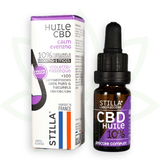 rauhallinen ilta cbd öljy 10 prosenttia 10ml täyden spektrin stilla ranska mafrenchweed 1