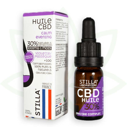 cbd rauhallinen ilta öljy 30 prosenttia 10ml täyden spektrin stilla france mafrenchweed 7