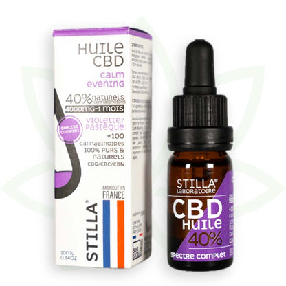 rauhallinen ilta cbd öljy 40 prosenttia 10ml täyden spektrin stilla ranska mafrenchweed 10