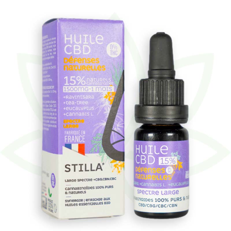 cbd luonnollinen puolustus öljyä 15 prosenttia 10ml laaja spektri stilla ranska mafrenchweed 4