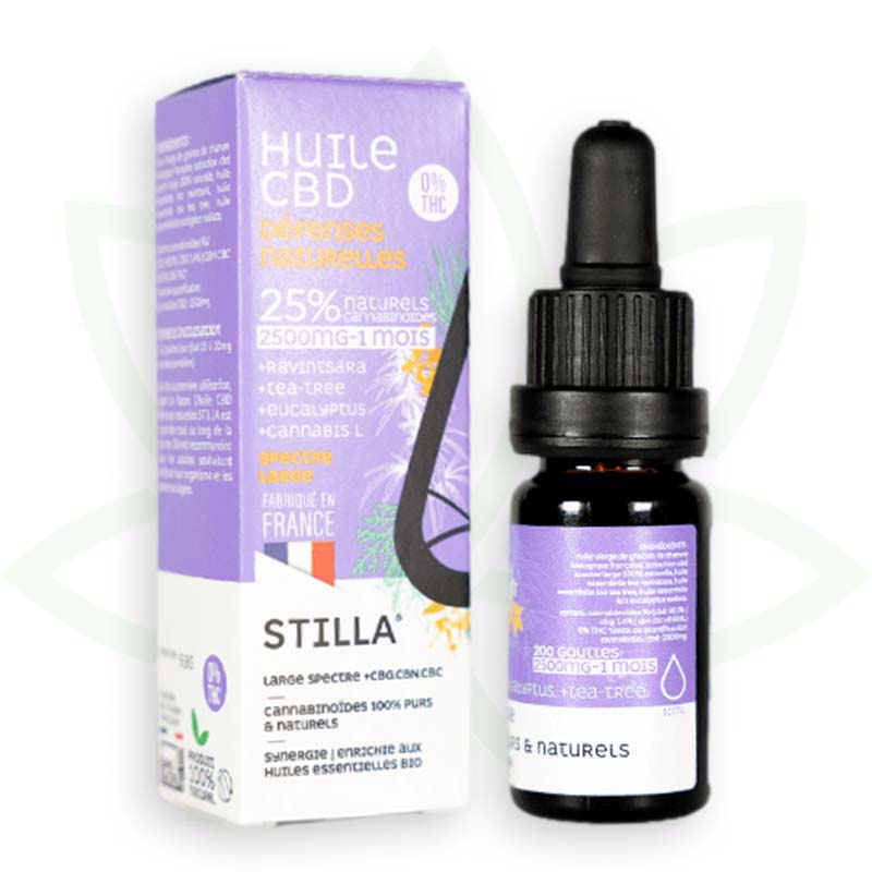 cbd luonnollinen puolustus öljy 25 prosenttia 10ml laaja spektri stilla france mafrenchweed 9