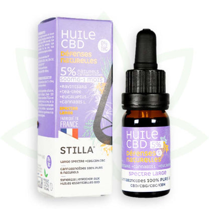 cbd luonnollinen puolustus öljy 5 prosenttia 10ml laaja spektri stilla france mafrenchweed 1