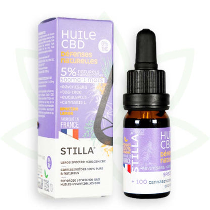 cbd luonnollinen puolustus öljyä 5 prosenttia 10ml laaja spektri stilla france mafrenchweed 2