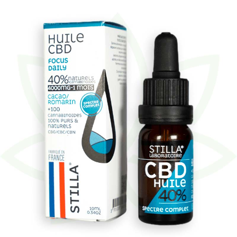 keskittyä päivittäin cbd öljyä 40 prosenttia 10ml täyden spektrin stilla france mafrenchweed 10