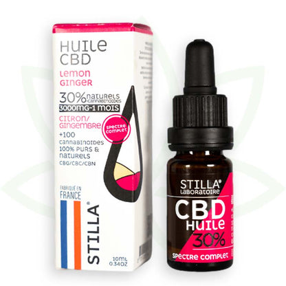 cbd öljy sitruuna inkivääri 30 prosenttia 10ml täyden spektrin stilla france mafrenchweed 7