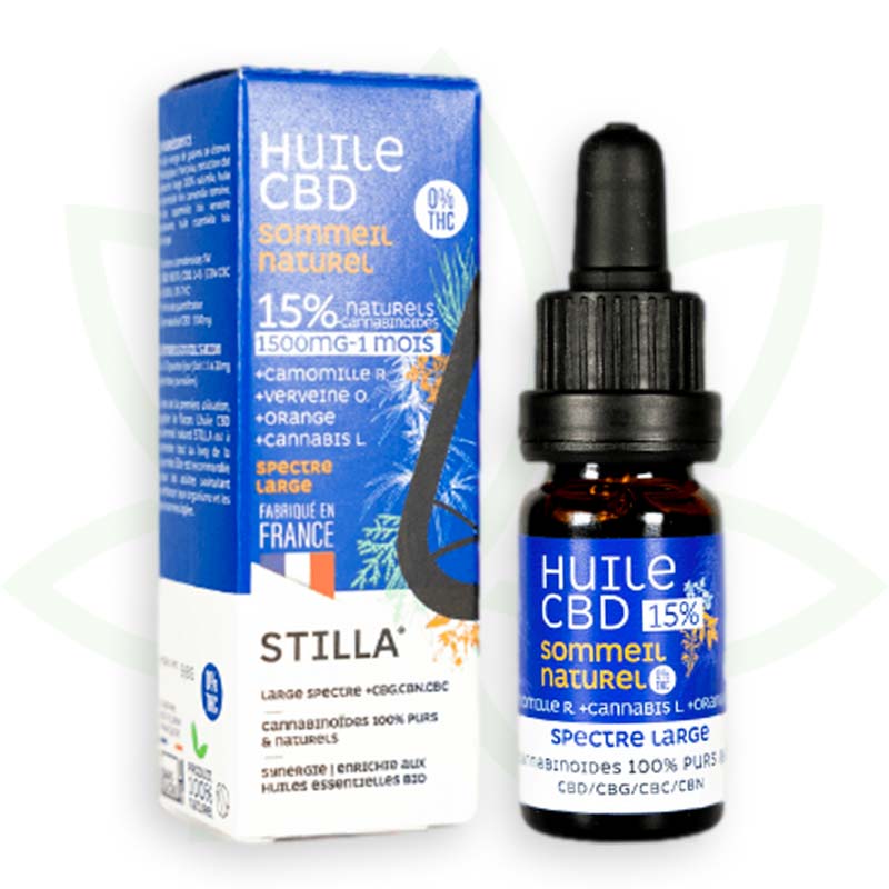 cbd öljy luonnollinen uni 15 prosenttia 10ml laaja spektri stilla ranska mafrenchweed 4