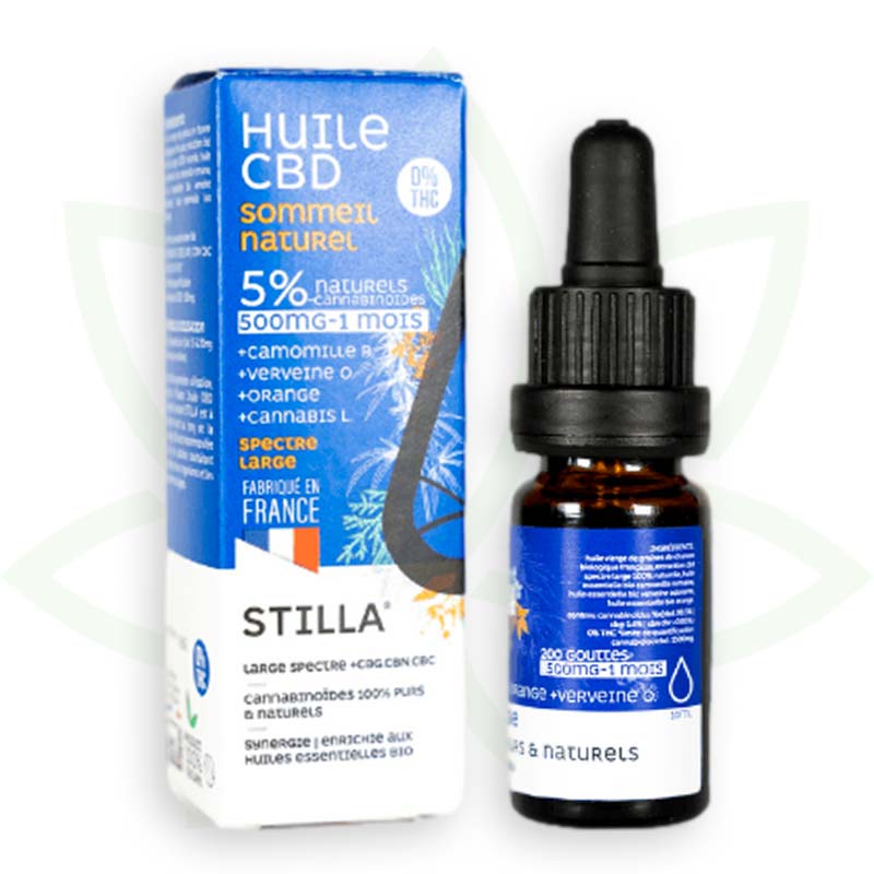 cbd öljy luonnollinen uni 5 prosenttia 10ml laaja spektri stilla france mafrenchweed 3