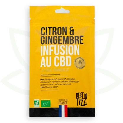 yrttitee cbd sitruuna inkivääri infuusio cbd orgaaninen levätä tizz mafrenchweed 1